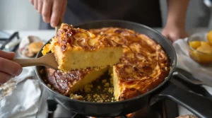 Ce gâteau aux pommes sans four va te sauver (prêt en 10 min à la poêle)