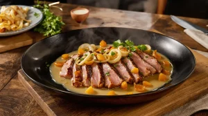 Ce rôti de porc cuit au lait est si fondant qu’il se coupe à la cuillère, sans effort