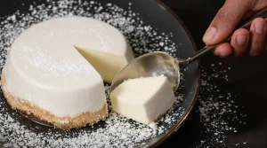 Dans un simple moule au frais, ces 2 ingrédients deviennent un délicieux gâteau coco sans oeufs, sans lactose ni farine !