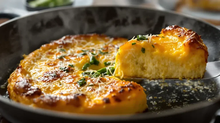 La polenta se savoure aussi en galettes croustillantes aux légumes et au fromage !