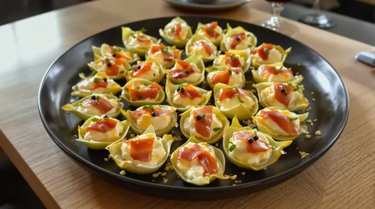 Petites barquettes d’endive au jambon pour un apéritif ultra rapide et express