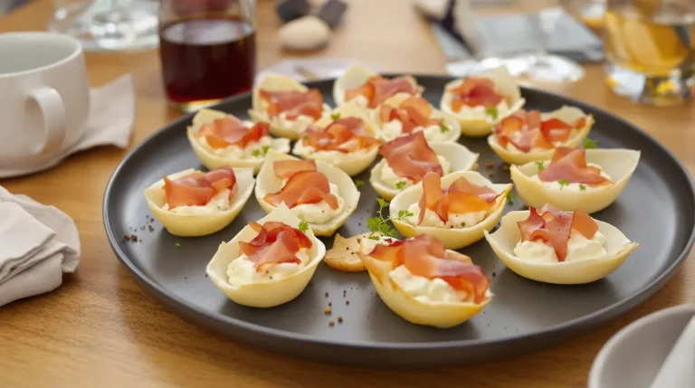 Petites barquettes d’endive au jambon pour un apéritif ultra rapide, express et gourmand